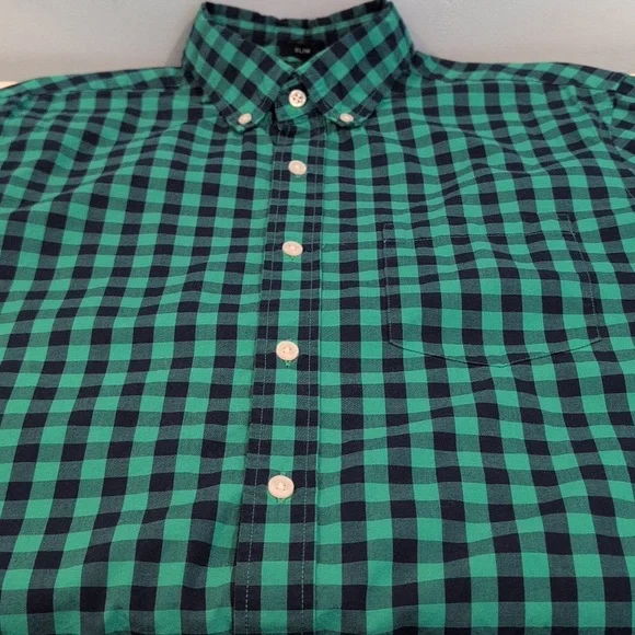 J. Crew Men's Medium Slim Fit Flex Washed Long Sleeve Button Down Style #BE208 - Picture 6 of 15